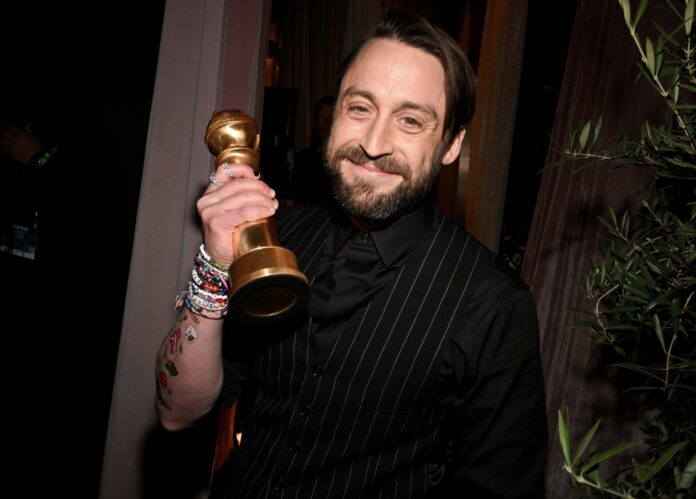 Golden Globe winning Actor Kieran Culkin toasts with Casa México Tequila